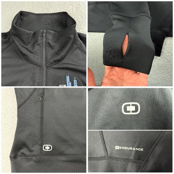 Ogio Jacket Women Medium Black Endurance Fulcrum Chicago Meta Facebook Sweater 1 - Picture 8 of 11
